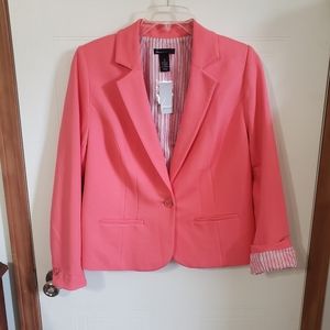 Lane Bryant NWT pink blazer